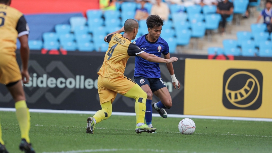 Highlights ĐT Campuchia 5-1 ĐT Brunei: Chiến thắng lịch sử